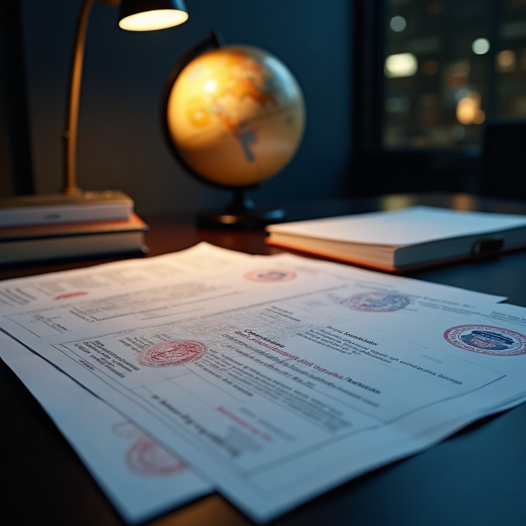 Export documentation for African markets including Portuguese-speaking countries with consular certification and apostille paperwork